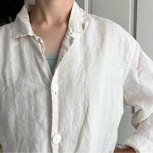 FLAX linen button up - Picture 6 of 6